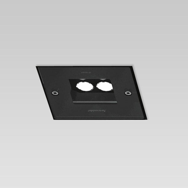 Orcamo 150 recessed walk-over LED square 36° black - artemidestore.ca
