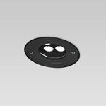 Orcamo 150  recessed walk-over LED round 36° black - artemidestore.ca